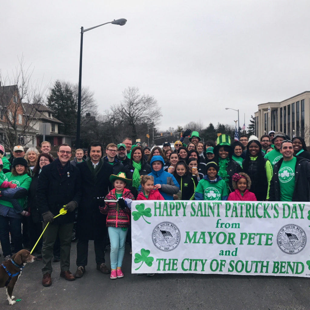 City Employees at the St Patrick's Day parade